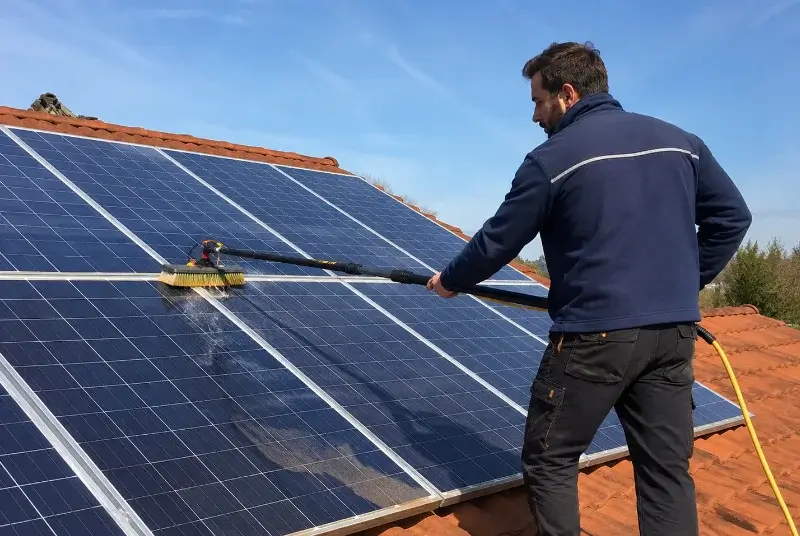 Nettoyage et entretien de panneaux solaires à Rhinau